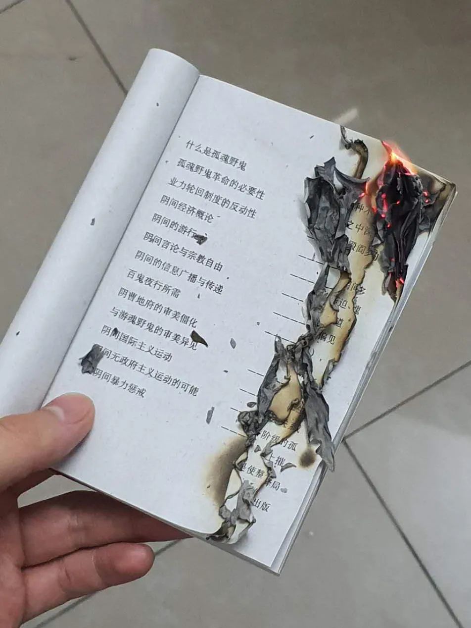 《阴间革命手册》目录页